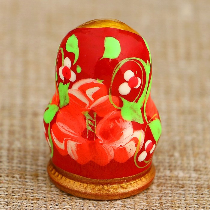 Напёрсток «Матрёшка», 2,5х3 см, микс