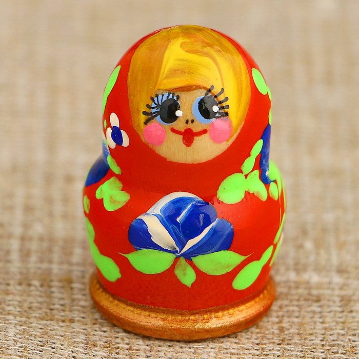 Напёрсток «Матрёшка», 2,5х3 см, микс