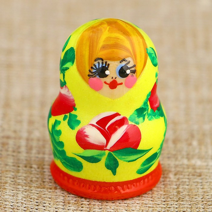 Напёрсток «Матрёшка», 2,5х3 см, микс