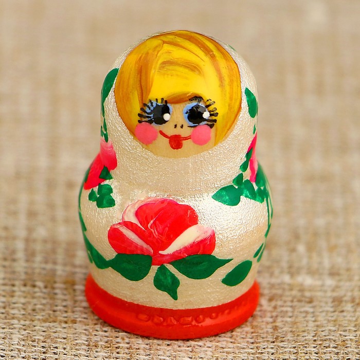 Напёрсток «Матрёшка», 2,5х3 см, микс