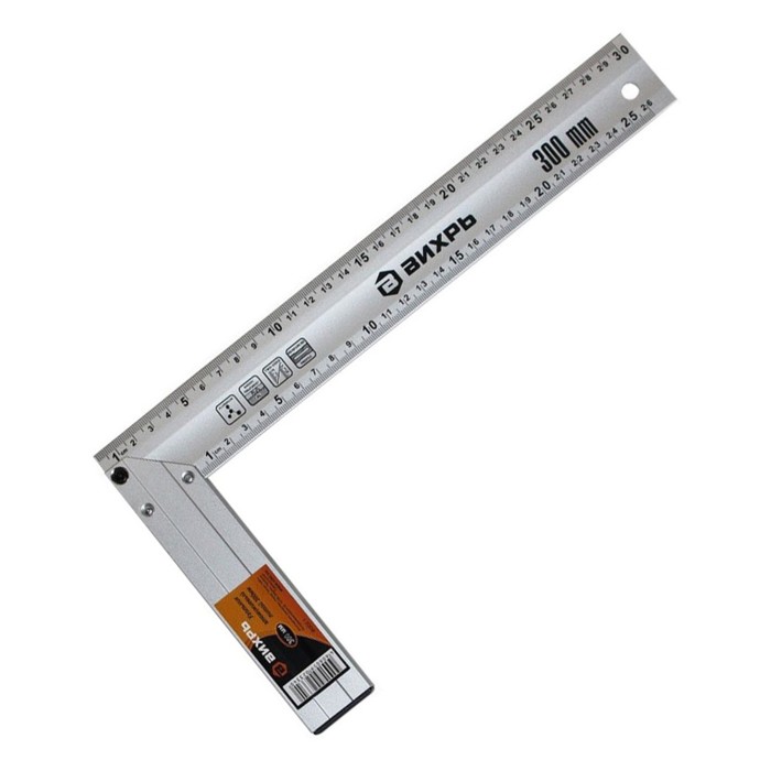 Угольник "Вихрь" 73/11/3/3, алюминиевый, литой, 300 мм