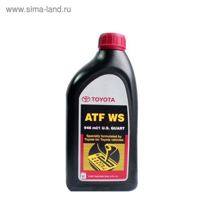 фото Масло трансмиссионное toyota atf ws 00289atfws, 946 мл