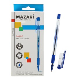 

Ручка шариковая Mazari Sailor, 0.7 мм, синяя