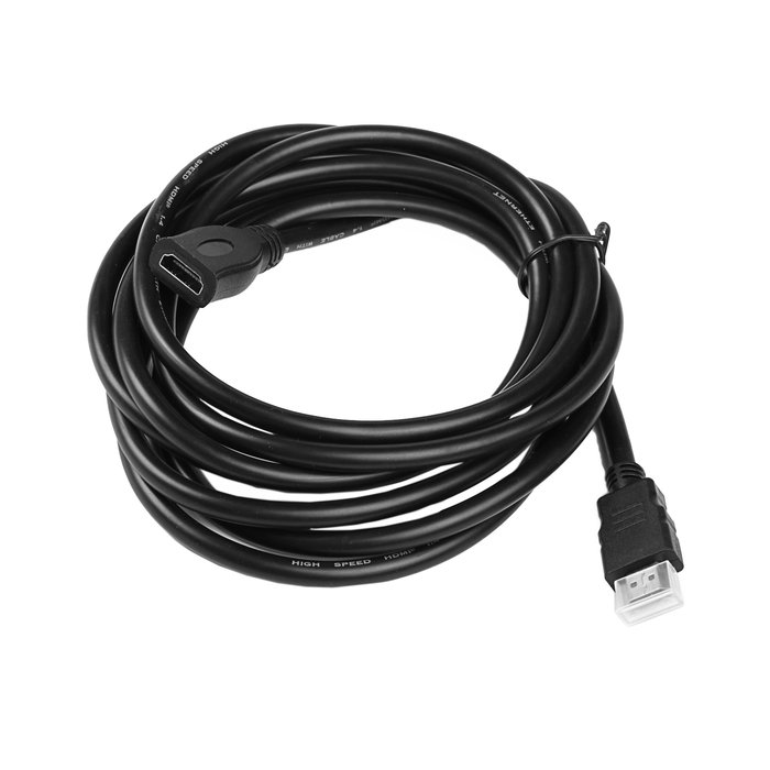 Кабель удлинитель HDMI (M - F), 3 м, чёрный