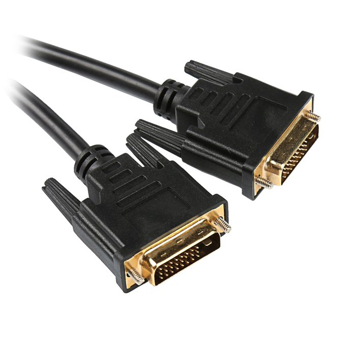 Кабель DVI - DVI, 1,8 м, чёрный