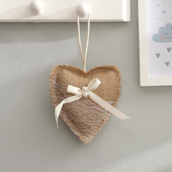 Мягкая игрушка-подвеска "Сердце"