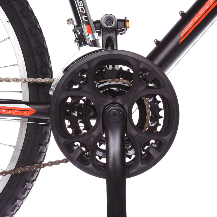 Велосипед 26" MTR Phantom 230V, 2017, цвет черный-оранжевый, размер 18"