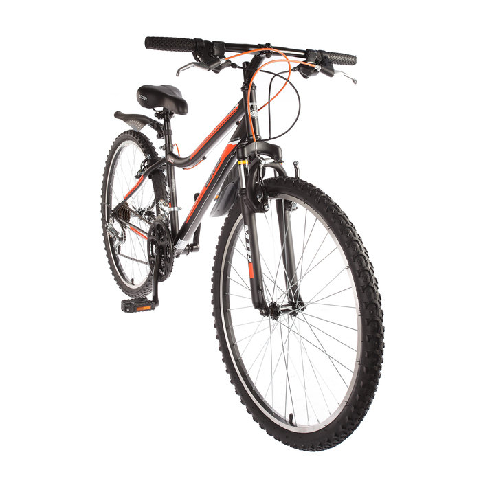 Велосипед 26" MTR Phantom 230V, 2017, цвет черный-оранжевый, размер 18"