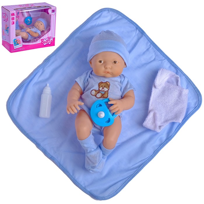 Пупс "Сашуля" с аксессуарами, звуковые функции, МИКС