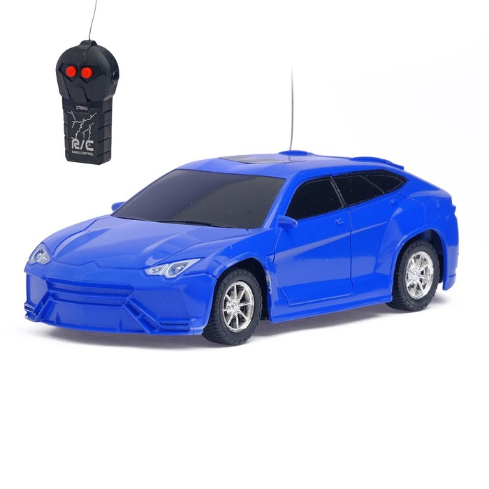 Машина радиоуправляемая "Ламбо", работает от батареек цвета МИКС