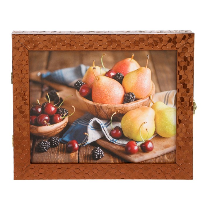 Ключница  "Фрукты" багет 24х29х5 см