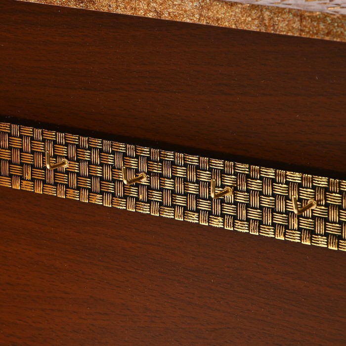 Ключница "Цветы и фрукты" багет 24х29х5 см