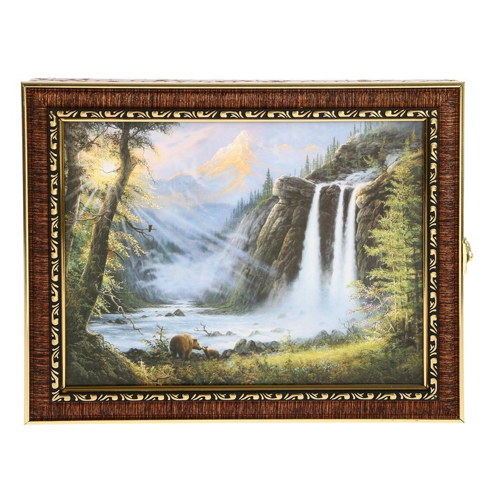 Ключница "Водопад" багет 24х29х5 см