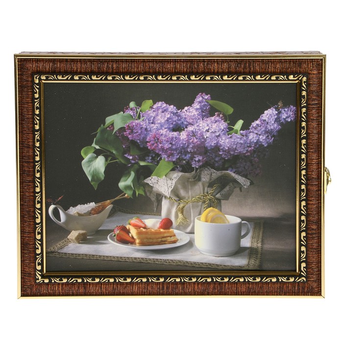 Ключница  "Сирень" багет 24х29х5 см