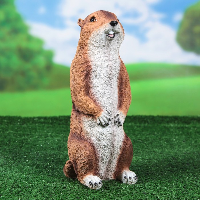 Садовая фигура "Сурок", лапки на животе