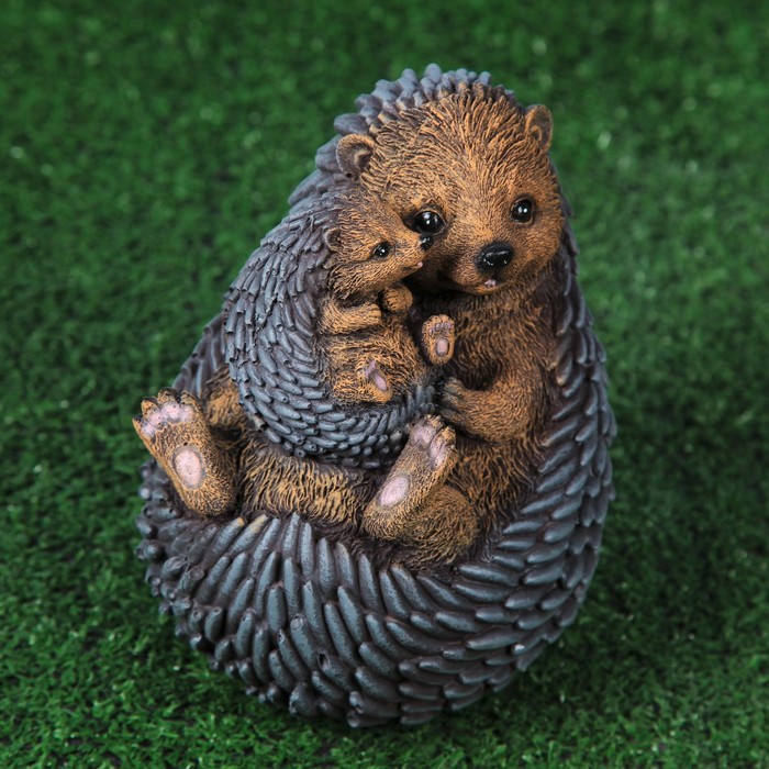 Садовая фигура "Ёж с ежонком"