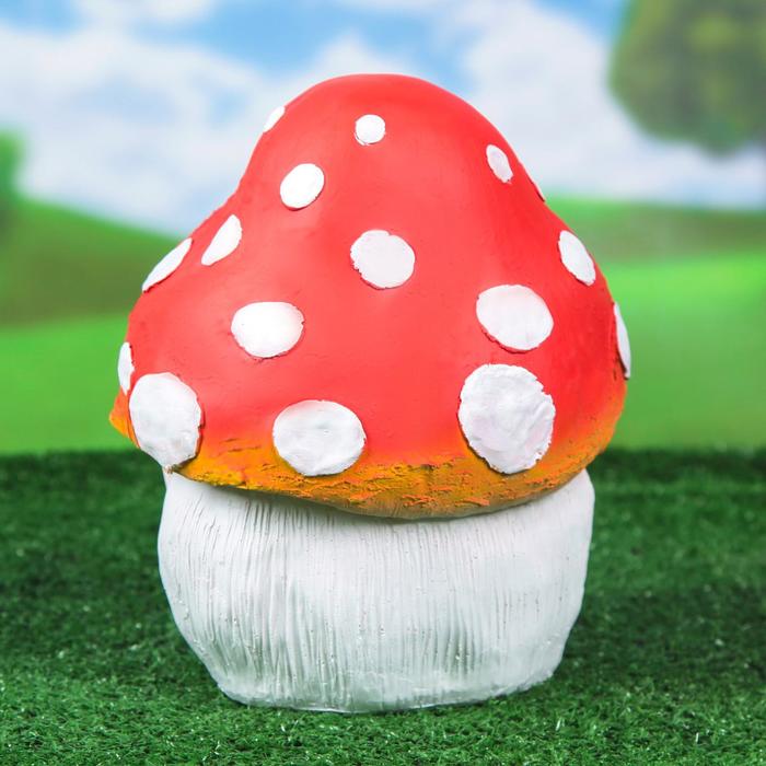 Садовая фигура "Мухомор с жабой"