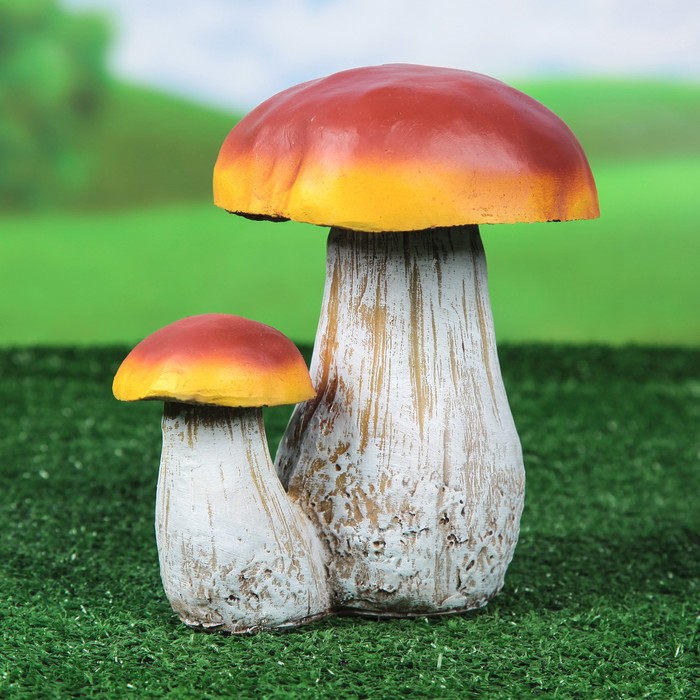 Садовая фигура "Два белых гриба"