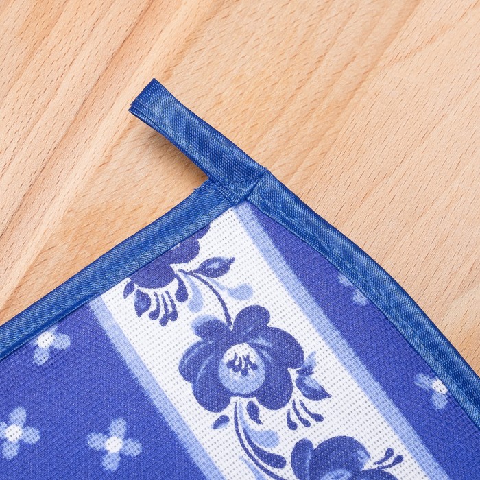 Кухонный набор двунитка полотенце 45х60, прихватка 17х17, рукавичка 20х23,100% хлопок