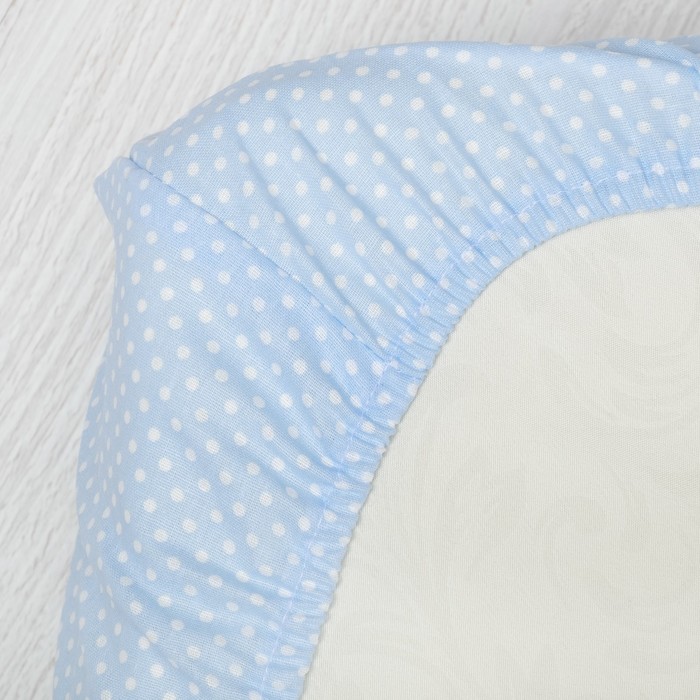 Комплект в кроватку ПРЕМИУМ Мороженки, 22 предмета, цв гол/бирюза, бязь