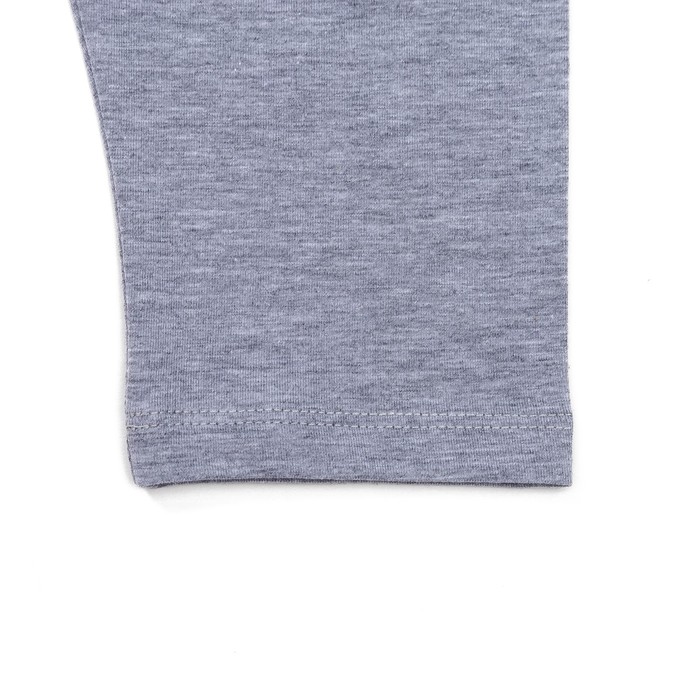 Бриджи для девочки, рост 122 см, цвет серый меланж