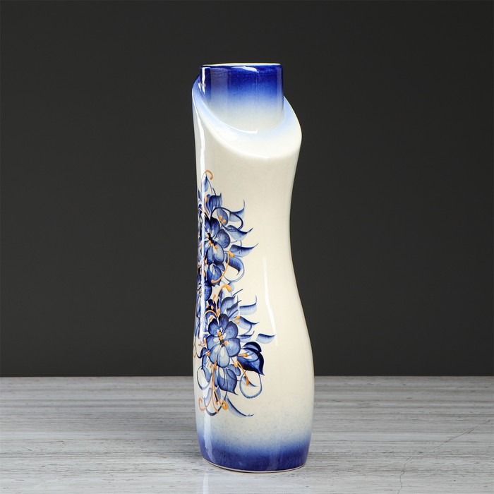 Ваза "Лагуна" гжель