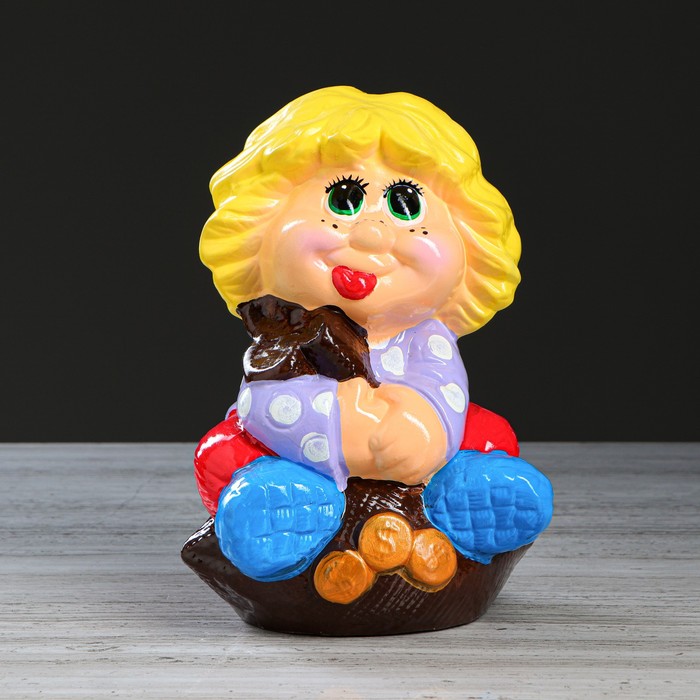 Копилка "Кузя на мешке",МИКС