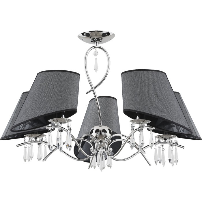 Люстра потолочная BARONET 5x40Вт E14 хром 70x70x45,5см