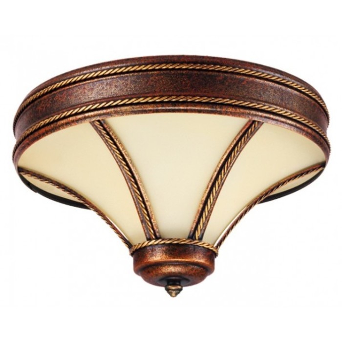 Люстра потолочная TANAJA Red 2x40Вт E27 красный с патиной 37x37x22см