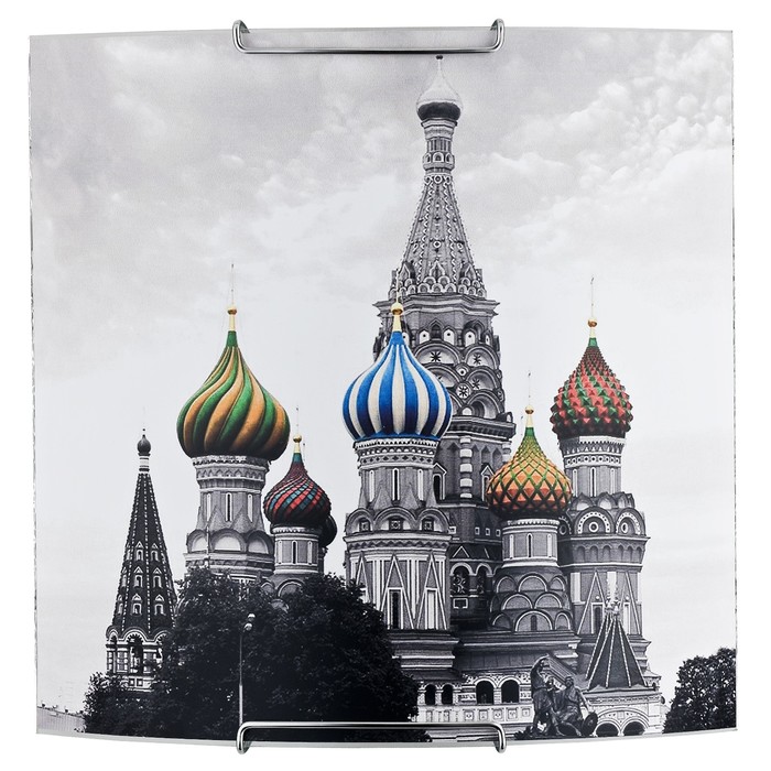Бра MOSCOW 1x60Вт E27 хром 30,5x30,5см