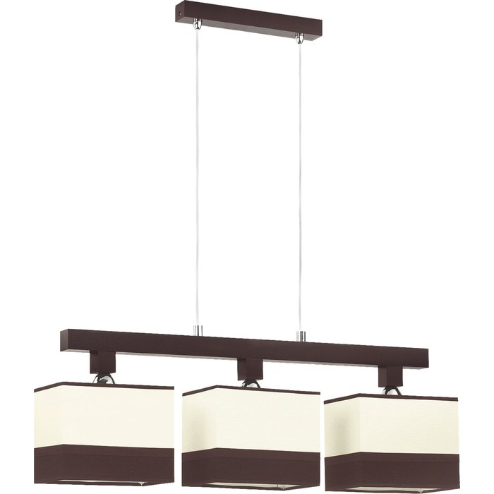 Светильник PAJA 3x60Вт E27 венге, хром 76x88см