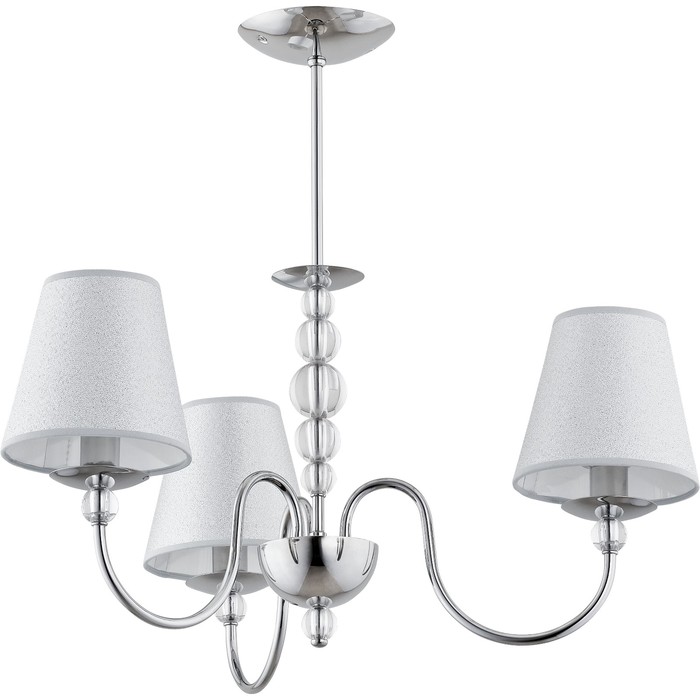 Люстра потолочная EMMA 5x40Вт E14 хром 52x52x54см