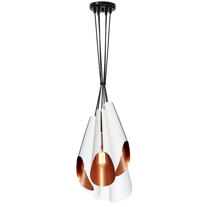 Люстра подвес CALYX 5x60Вт E27 чёрный 65x65x110см