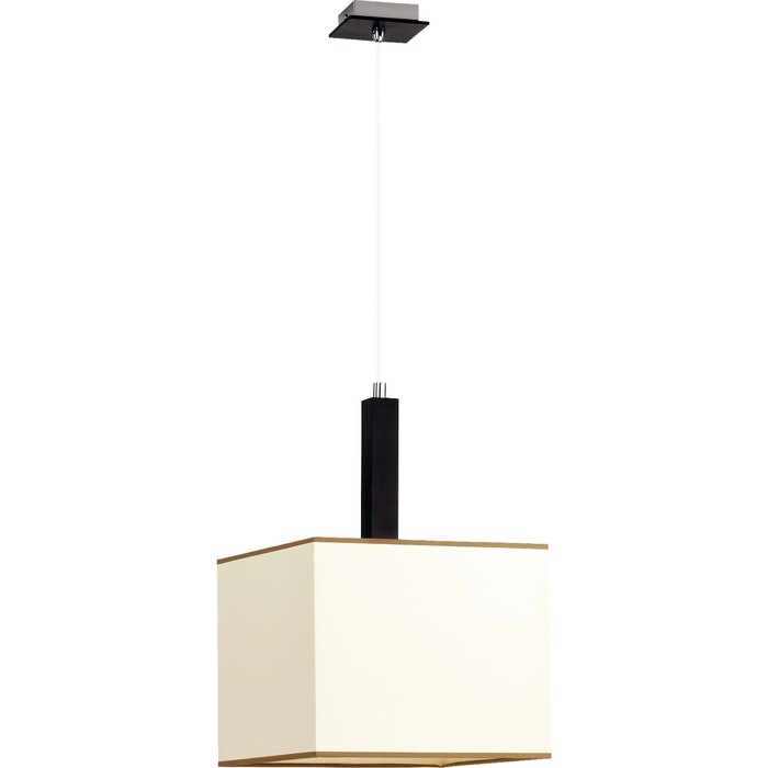 Светильник EWA VENGE 1x60Вт E27 венге, хром 35x35x77см