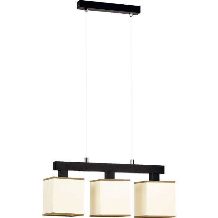 Светильник EWA VENGE 3x60Вт E27 венге, хром 52x13x90см