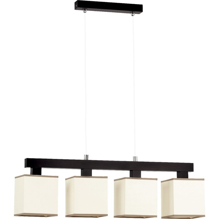 Светильник EWA VENGE 4x60Вт E27 венге, хром 74x13x90см