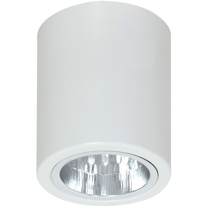 Светильник накладной DOWNLIGHT ROUND 1x60Вт E27 белый 9x9x11,2см
