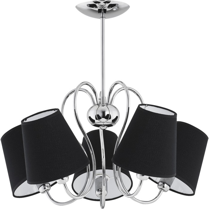 Люстра потолочная RIBERA 5x40Вт E14 хром 53x53x50см