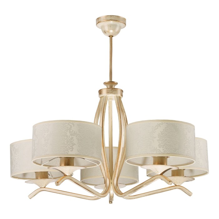 Люстра подвесная KASZMIR 5x60Вт E27 бежевый 66x66x64см