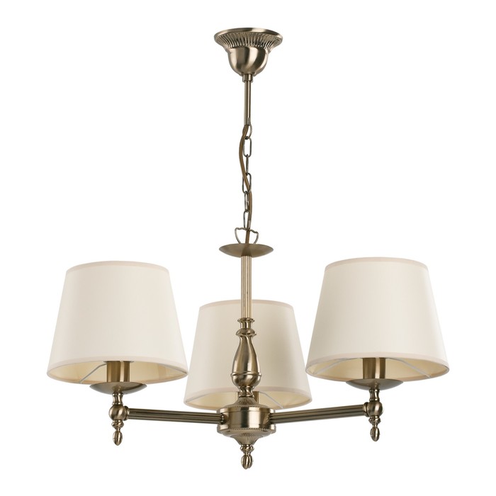 Люстра подвесная ROKSANA 3x40Вт E14 бронза 61x61x61см