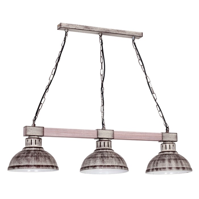 Светильник HAKON 3x60Вт E27 бежевый с патиной 72x21x68см