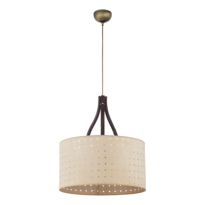 Светильник подвесной OSLO 1x60Вт E27 венге/патин.латунь 44x44x100см