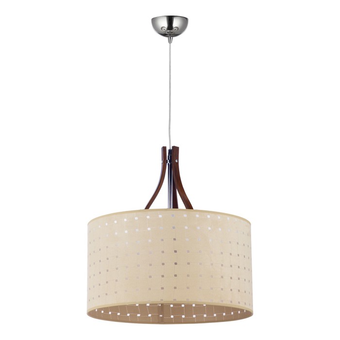 Светильник OSLO 1x60Вт E27 хром, венге 44x44x100см