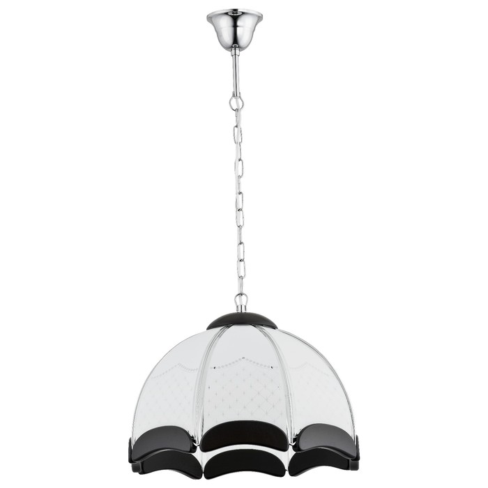 Светильник ITALIA VENGE 1x60Вт E27 хром, венге 40x40x75см