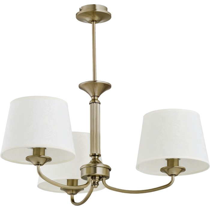 Люстра подвесная SELVA 3x40Вт E14 бронза 53x53x51см