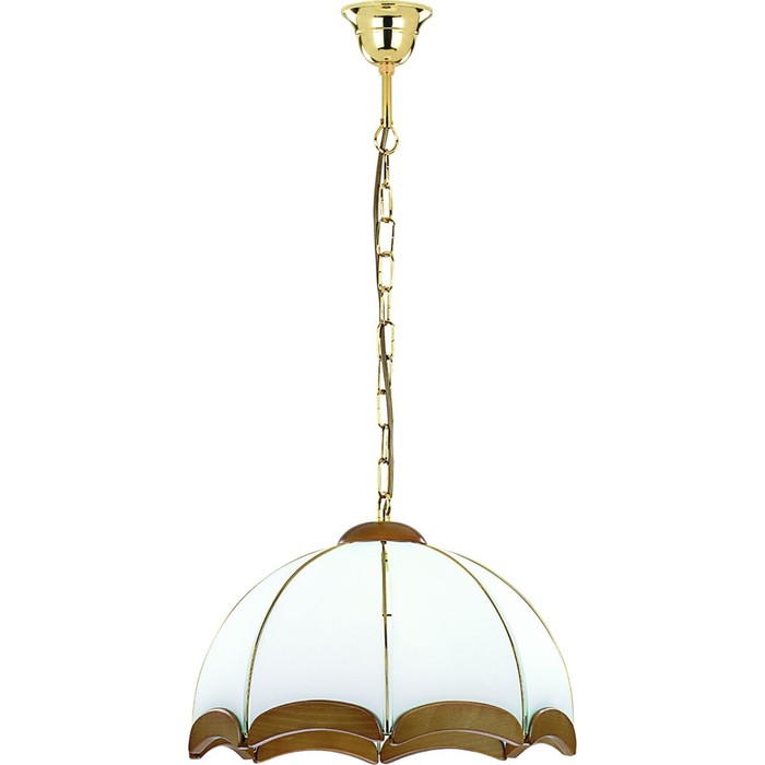 Светильник SIKORKA 1x60Вт E27 золото бук 39x39x74см