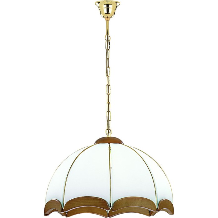 Светильник SIKORKA 3x60Вт E27 золото бук 46x46x77см