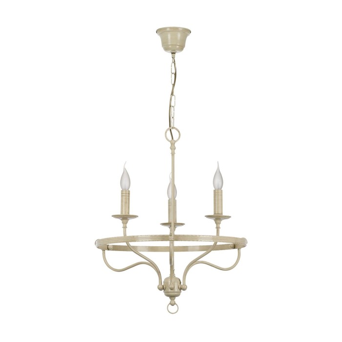 Люстра подвесная WENECJA 3x40Вт E14 бежевый 60x60x90см