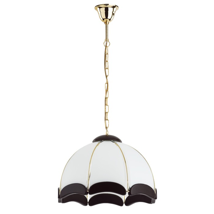 Светильник SIKORKA VENGE 1x60Вт E27 венге, золото 39x39x74см