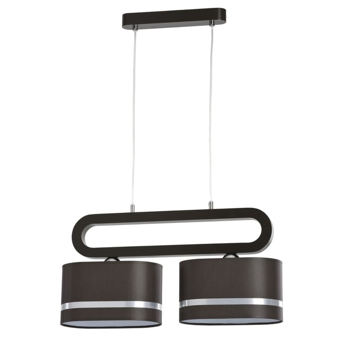 Светильник STADION VENGE 2x60Вт E27 венге, хром 56x14x100см